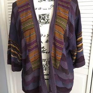 Peruvian connection kimono style sweater